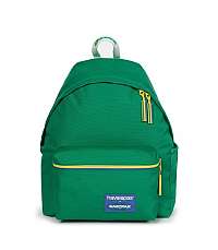 Zelený ruksak s farebným zipsom EASTPAK PADDED PAK'R