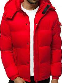 Zimná bunda v červenej farbe JB/JP1161/3