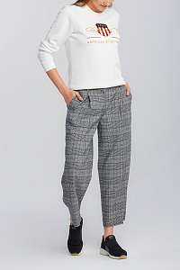 NOHAVICE GANT D1. CHECKED CROPPED WIDE PANT