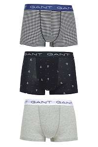 SPODNÁ BIELIZEŇ GANT 3-P TRUNK ANCHORS STRIPE GIFT BOX
