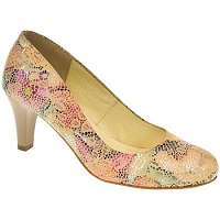 Alex  DÁMSKE BÉŽOVÉ KVIETKOVANÉ LODIČKY ANDRIA  Béžová