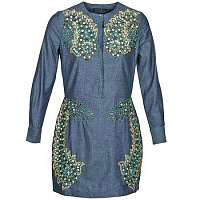 Antik Batik  Krátke šaty ALICE  Modrá