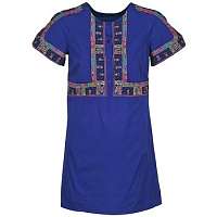 Antik Batik  Krátke šaty EMILIE  Modrá