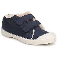 Bensimon  Nízke tenisky TENNIS SCRATCH FOURRES  Modrá