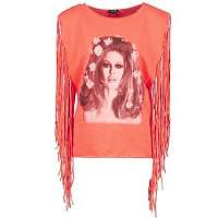 Brigitte Bardot  Tielka a tričká bez rukávov BB44075  Oranžová