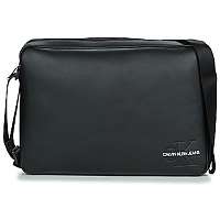 Calvin Klein Jeans  Kabelky a tašky cez rameno SMOOTH MONOGRAM LAPTOP BAG  Čierna