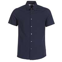 Calvin Klein Jeans  Košele s krátkym rukávom CKJ SLIM STRETCH BARI SS  Modrá