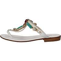 Cesare P. By Paciotti  CESARE P. sandali bianco vernice AF936  Biela