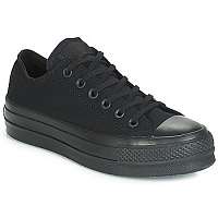 Converse  CHUCK TAYLOR ALL STAR CLEAN LIFT MONO CANVAS OX  Čierna