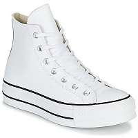 Converse  CHUCK TAYLOR ALL STAR LIFT CLEAN LEATHER HI  Biela