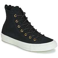 Converse  Členkové tenisky CHUCK TAYLOR ALL STAR FRILLY THRILLS SUEDE HI  Čierna