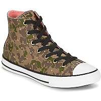 Converse  Členkové tenisky Chuck Taylor All Star Hi Camo Gold Star  Zelená