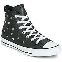 Converse  Členkové tenisky CHUCK TAYLOR ALL STAR LEATHER STUDS  HI  Čierna