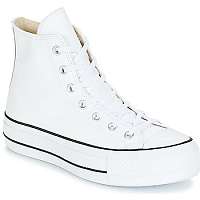 Converse  Členkové tenisky CHUCK TAYLOR ALL STAR LIFT CLEAN LEATHER HI  Biela
