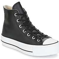 Converse  Členkové tenisky CHUCK TAYLOR ALL STAR LIFT CLEAN LEATHER HI  Čierna