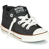 Converse  Členkové tenisky CHUCK TAYLOR ALL STAR STREET MID POLYESTER HI  Čierna