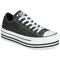 Converse  Nízke tenisky CHUCK TAYLOR ALL STAR LAYER BOTTOM LEATHER OX  Čierna
