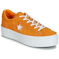 Converse  Nízke tenisky ONE STAR PLATFORM SUEDE OX  Oranžová