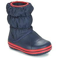 Crocs  Čižmy do dažďa WINTER PUFF BOOT KIDS  Modrá