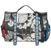 Desigual  Tašky cez rameno BLOMMING WINTER BRONX  Čierna