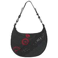 Desigual Tašky cez rameno COMUNIKA SIBERIA Čierna