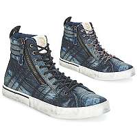 Diesel  Členkové tenisky D-VELOWS MID LACE  Modrá