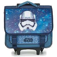 Disney  Tašky/Aktovky na kolieskach STAR WARS CARTABLE A ROULETTES CM  Modrá