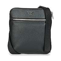 Emporio Armani  Vrecúška/Malé kabelky BUSINESS FLAT MESSENGER BAG  Čierna