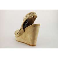 Francescomilano  zeppe beige camoscio AG527  Béžová