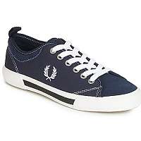 Fred Perry  Nízke tenisky HORTON CANVAS SUEDE  Modrá