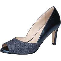 Guido Sgariglia  decolte blu glitter pelle BZ310  Modrá