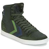 Hummel  Členkové tenisky SLIMMER STADIL DUO CANVAS HIGH  Zelená
