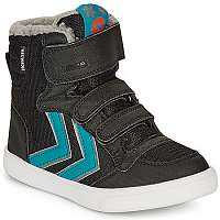 Hummel Členkové tenisky STADIL POLY BOOT MID JR Čierna