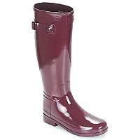 Hunter  Čižmy do dažďa WOMENS ORIGINAL REFINED WIDE FIT  Červená