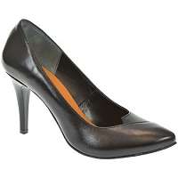 John-C DÁMSKE ČIERNE LAKOVANÉ LODIČKY KRISTINA Čierna