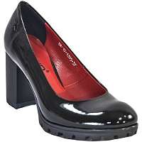 Karino  DÁMSKE ČIERNE KOŽENÉ POLTOPÁNKY CELINE  Čierna