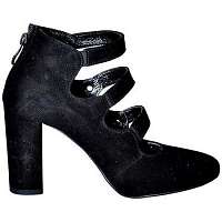 Karino  DÁMSKE ČIERNE SEMIŠOVÉ TOPÁNKY VALERY  Čierna