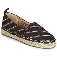 Karl Lagerfeld  Espadrilky KAMINI STRIPE LOGO SLIP  Čierna