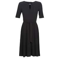 Lauren Ralph Lauren  Krátke šaty 3/4 SLEEVE  JERSEY DAY DRESS  Čierna
