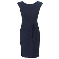 Lauren Ralph Lauren  Krátke šaty RUCHED CAP SLEEVE DRESS  Modrá