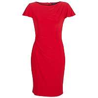 Lauren Ralph Lauren  Krátke šaty SHORT SLEEVE JERSEY DAY DRESS  Červená
