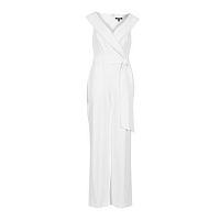 Lauren Ralph Lauren  Módne overaly CREPE SLEEVELESS JUMPSUIT  Béžová