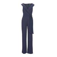 Lauren Ralph Lauren  Módne overaly CREPE SLEEVELESS JUMPSUIT  Modrá