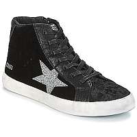 Le Temps des Cerises Členkové tenisky CITY HIGH Čierna