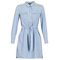 Lee  Krátke šaty DENIM DRESS  Modrá