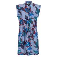 Lee  Krátke šaty FLORAL DRESS  Modrá