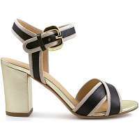 Leonardo Shoes  6350 VIT NERO VIT BEIGE LAM ORO  Čierna