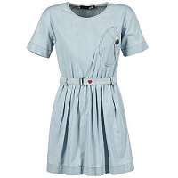 Love Moschino  Krátke šaty ASTERACE  Modrá
