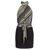 Marciano  Krátke šaty SEEING STRIPES  Čierna