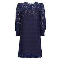 MICHAEL Michael Kors  Krátke šaty BLOUSON SLV LACE DRS  Modrá